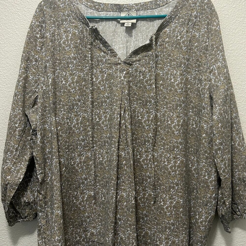 St John's Bay long sleeve v-neck pullover, ladie's XL